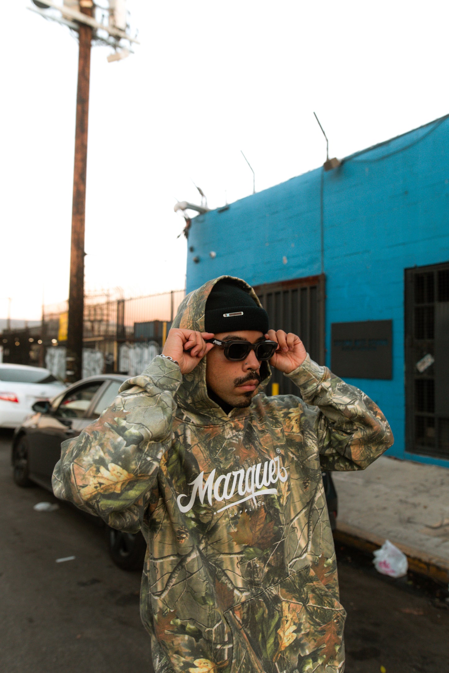 Marquez Camo Logo Hoodie