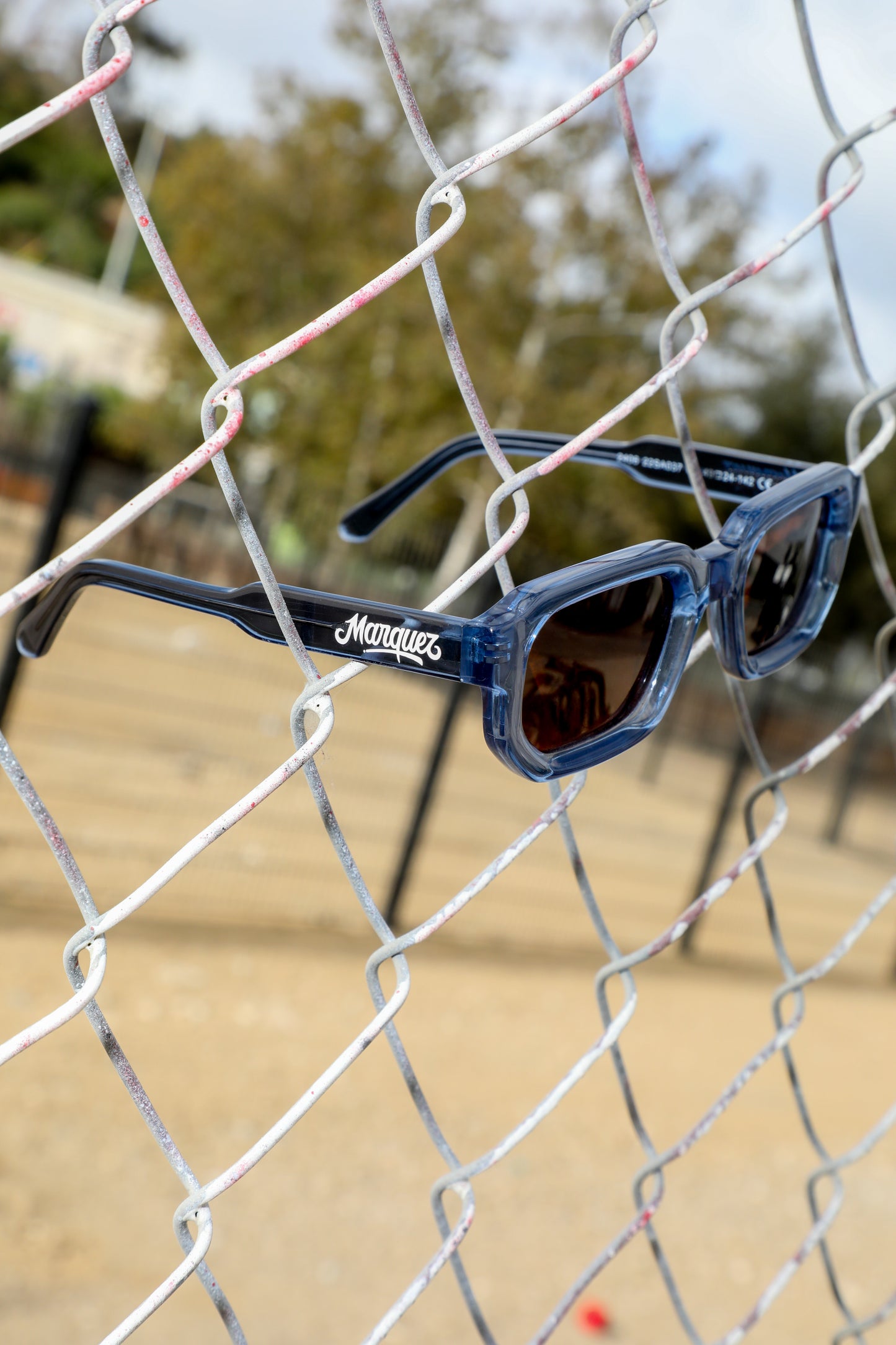 Marquez Classic Frame Sunglasses (Blue)